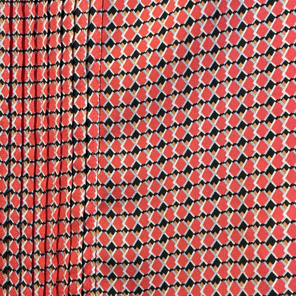 Banana Republic factory long sleeve pink/blue print blouse - Picture 3 of 4